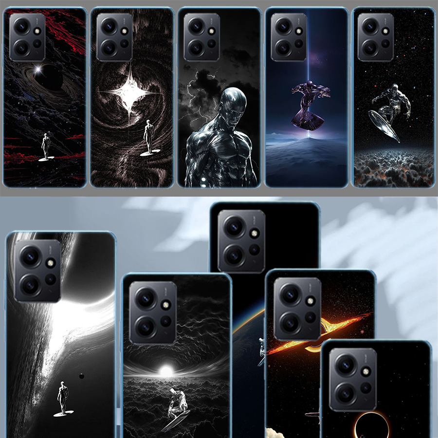 Phone Cases Com - Silber Surfer Handyhülle für Redmi Note
