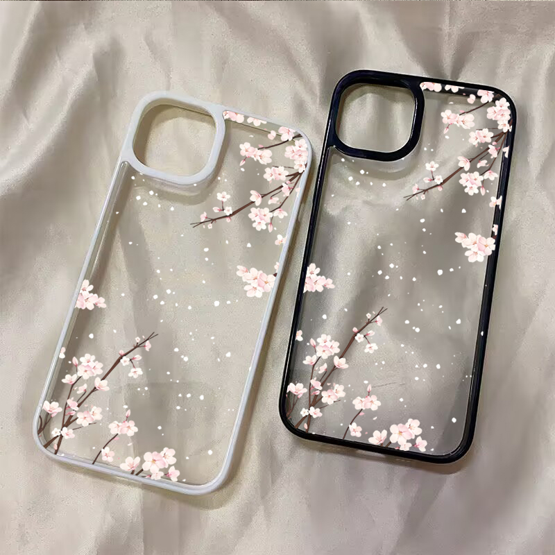 Phone Cases Cherry - Kirschblüten-Blumen-Handyhülle für iPhone 11 12 13