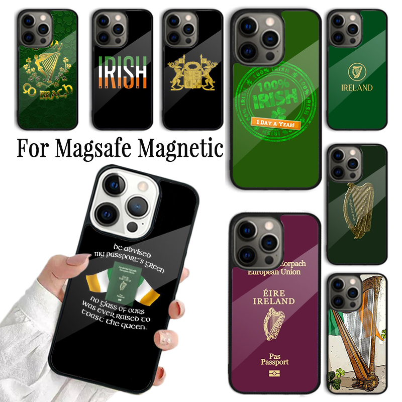 Phone Cases Ireland - Irish Passport Irland-Flagge Handyhülle für iPhone