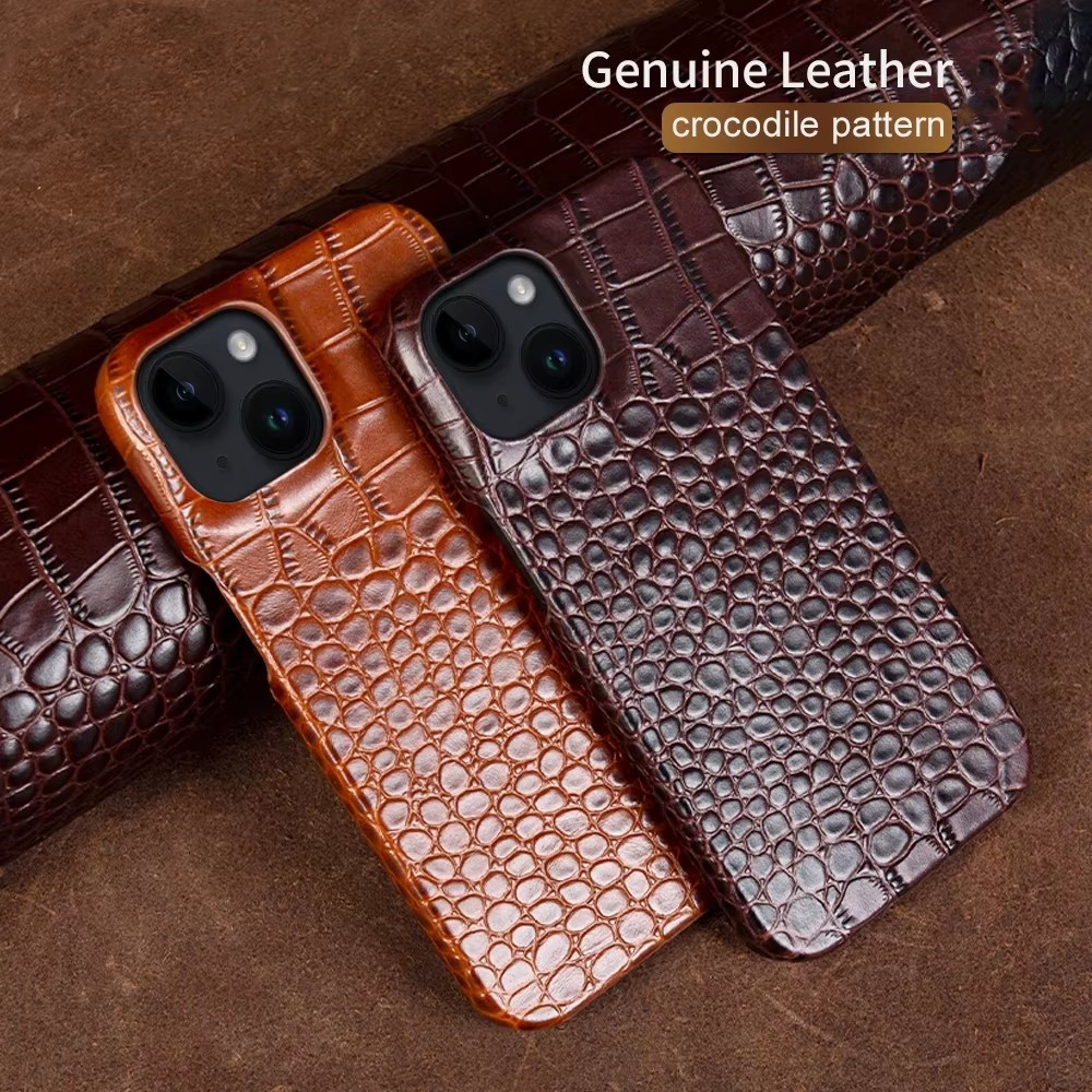 Phone Cases Classy - Echtes Leder Telefon Fällen Für iPhone