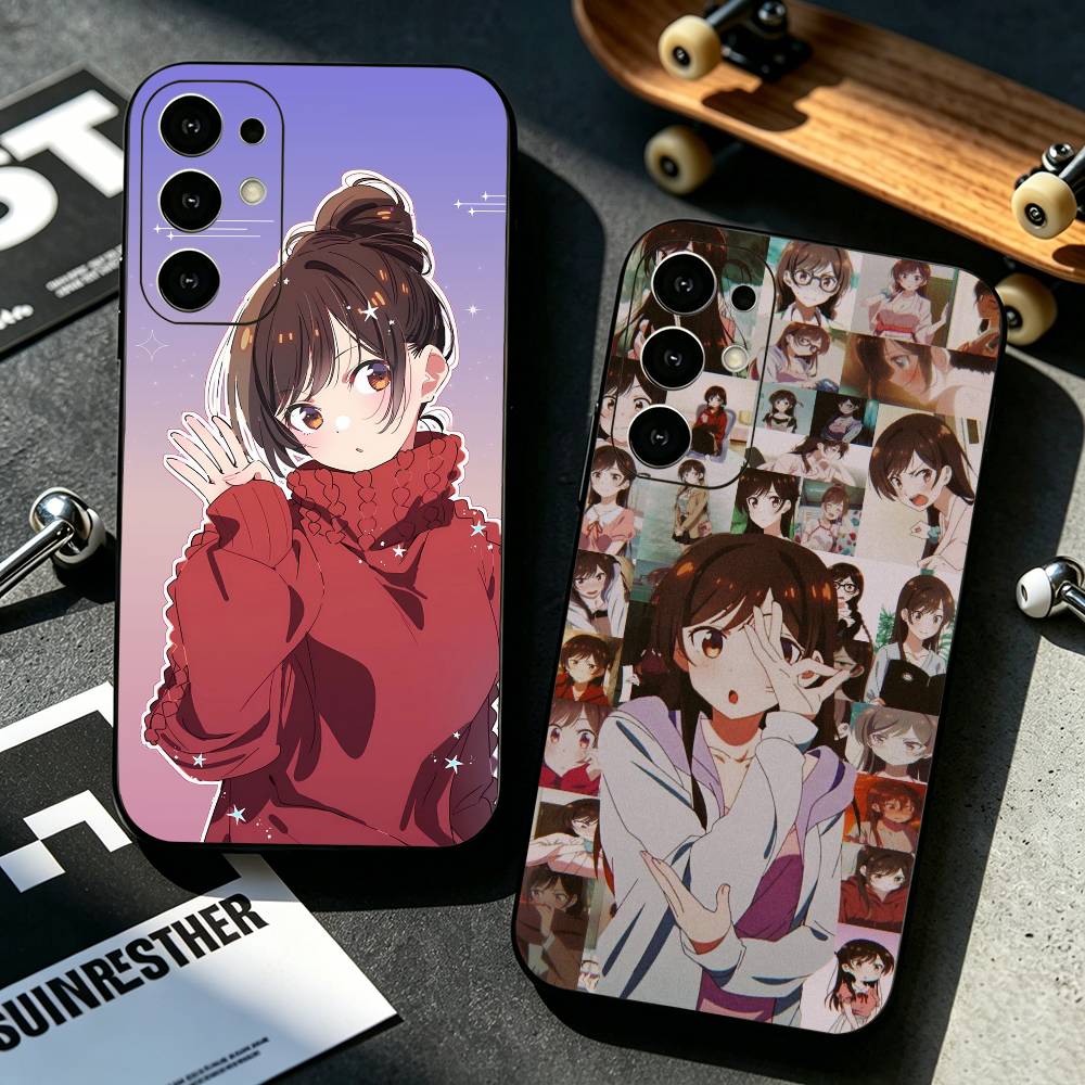 Phone Cases Com - Rent-A-Girlfriend Rom-Com Trendige Handyhülle Schwarzes Silikon