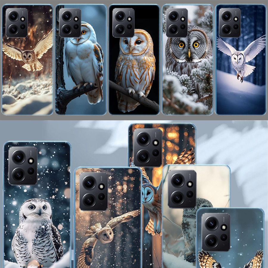 Phone Cases Com - Eule im Winter Handyhülle für Redmi