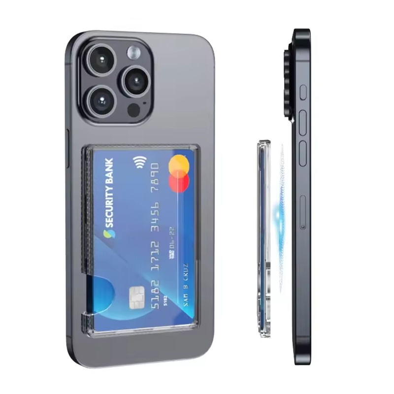 Phone Cases With Wallet On Back - Stark haftende, tragbare Handyhülle mit Kartenfächern,