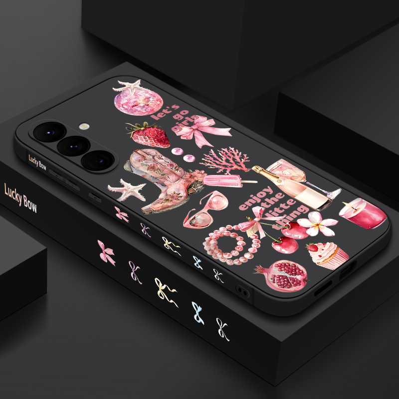 Phone Cases Cherry - Erdbeer-Kirsch-Muster Handyhülle für Samsung Galaxy A57