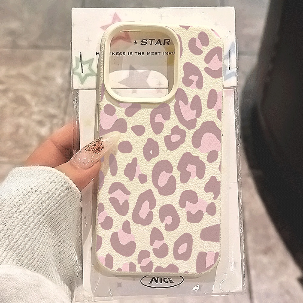 Phone Cases Leopard Print - Hellviolette Leopardenmuster-Handyhülle für iPhone 17 16