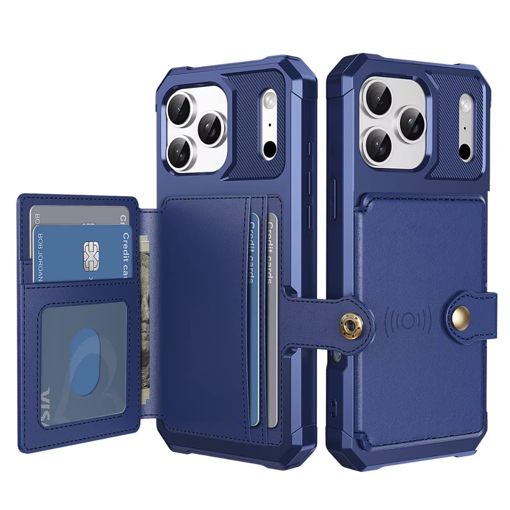 Phone Cases With Wallet On Back - Brieftasche Handyhülle Kartenhalter für Apple IPhone