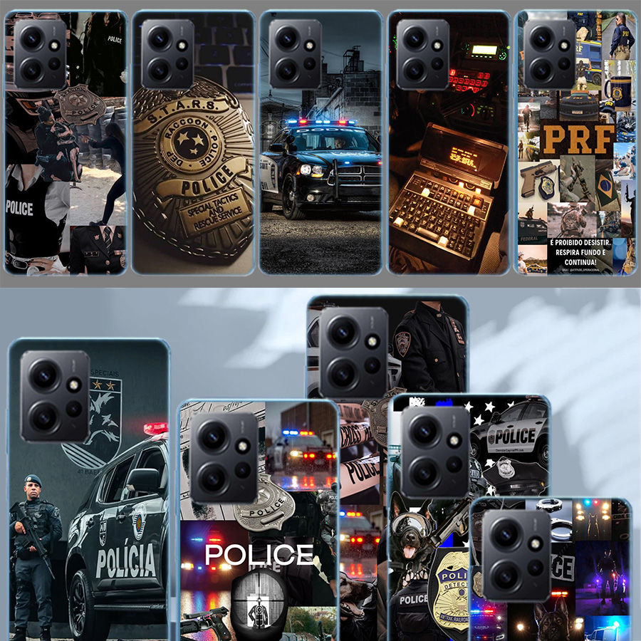 Phone Cases Com - Symbol Polizei Handyhülle für Redmi Note