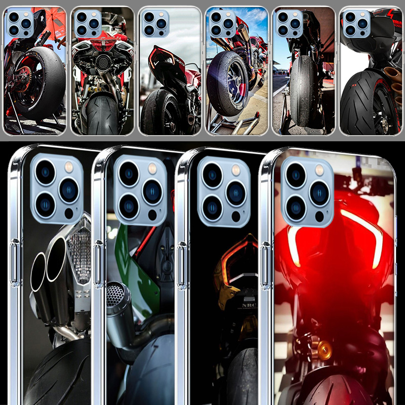 Phone Cases Com - Motorrad-Hinterrad-Auspuff-Design Handyhülle für iPhone 17E 16E