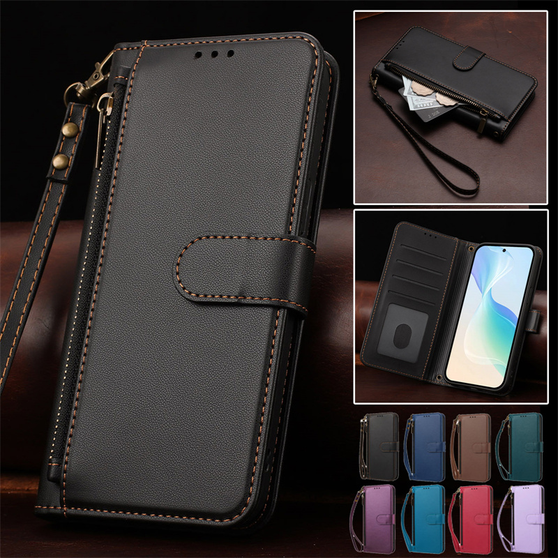 Phone Cases With Wallet On Back - Flip-Handyhülle aus PU-Leder für iPhone 17