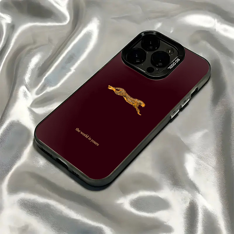 Phone Cases Leopard Print - Minimalistische Leoparden-Handyhülle für iPhone 17 Pro