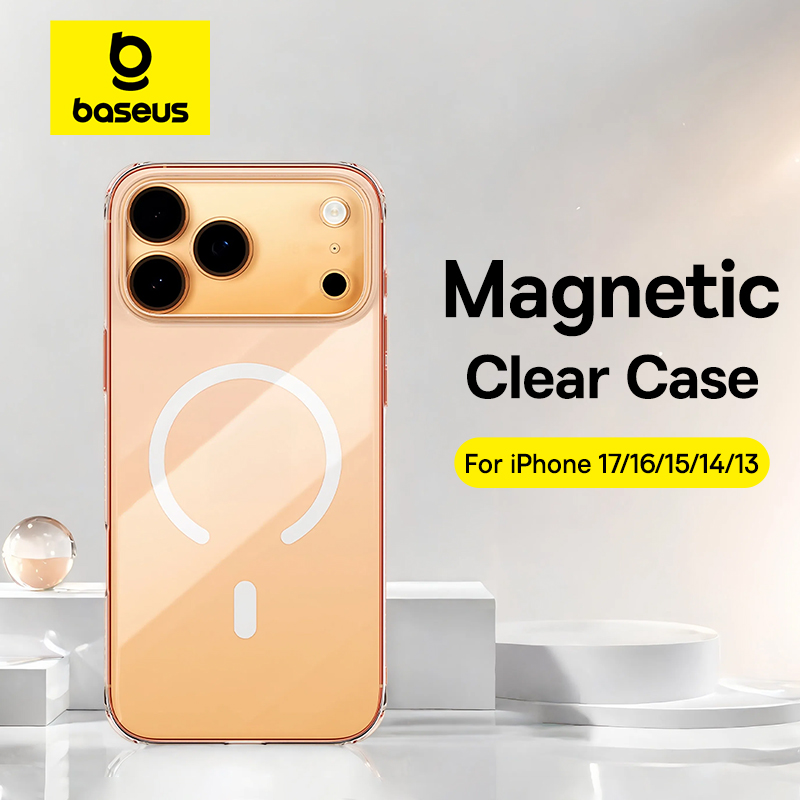 Clear Magsafe Case - Baseus Magnetische Hülle für iPhone 17