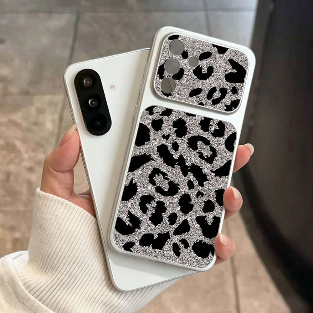 Phone Cases Leopard Print - Glitzer-Leopardenmuster Handyhülle für Samsung S26 Ultra