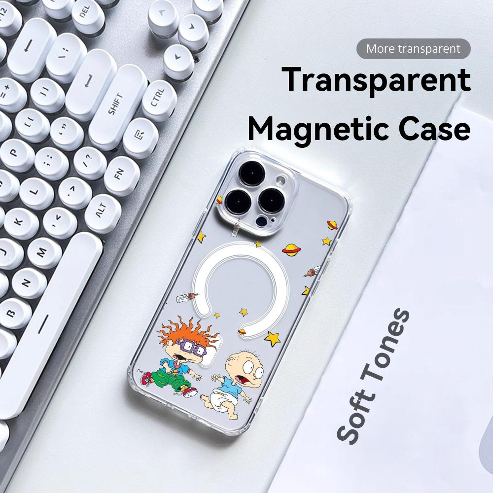 Clear Magsafe Case - Anime R-Rugrats r-Rugratg Handyhülle für iPhone