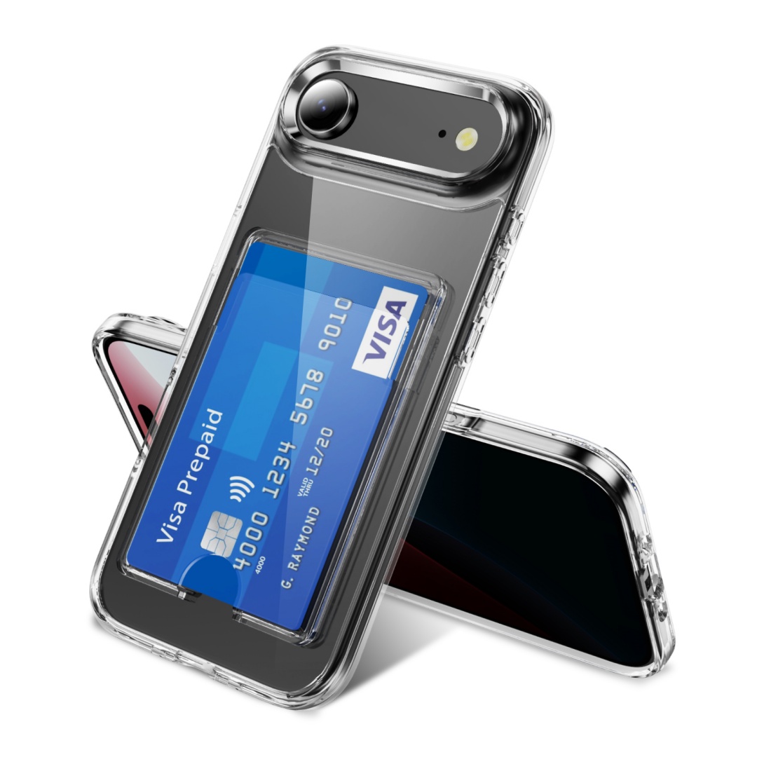 Phone Cases Classy - Luxuriöse klare Kartensteckplatz-Halter-Brieftaschenhülle für iPhone 17