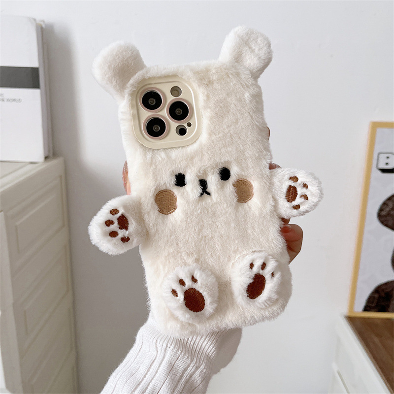 Koreanische 3D Cartoon Bär Fla – Phone Cases Iphone 15 Bewertung und Preis