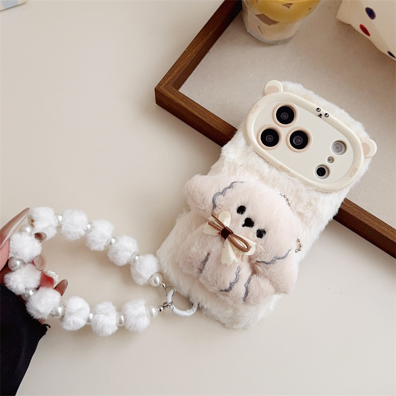 3D-Cartoon-Bowknot-Welpen-warm – Phone Cases Iphone 15 Bewertung und Preis