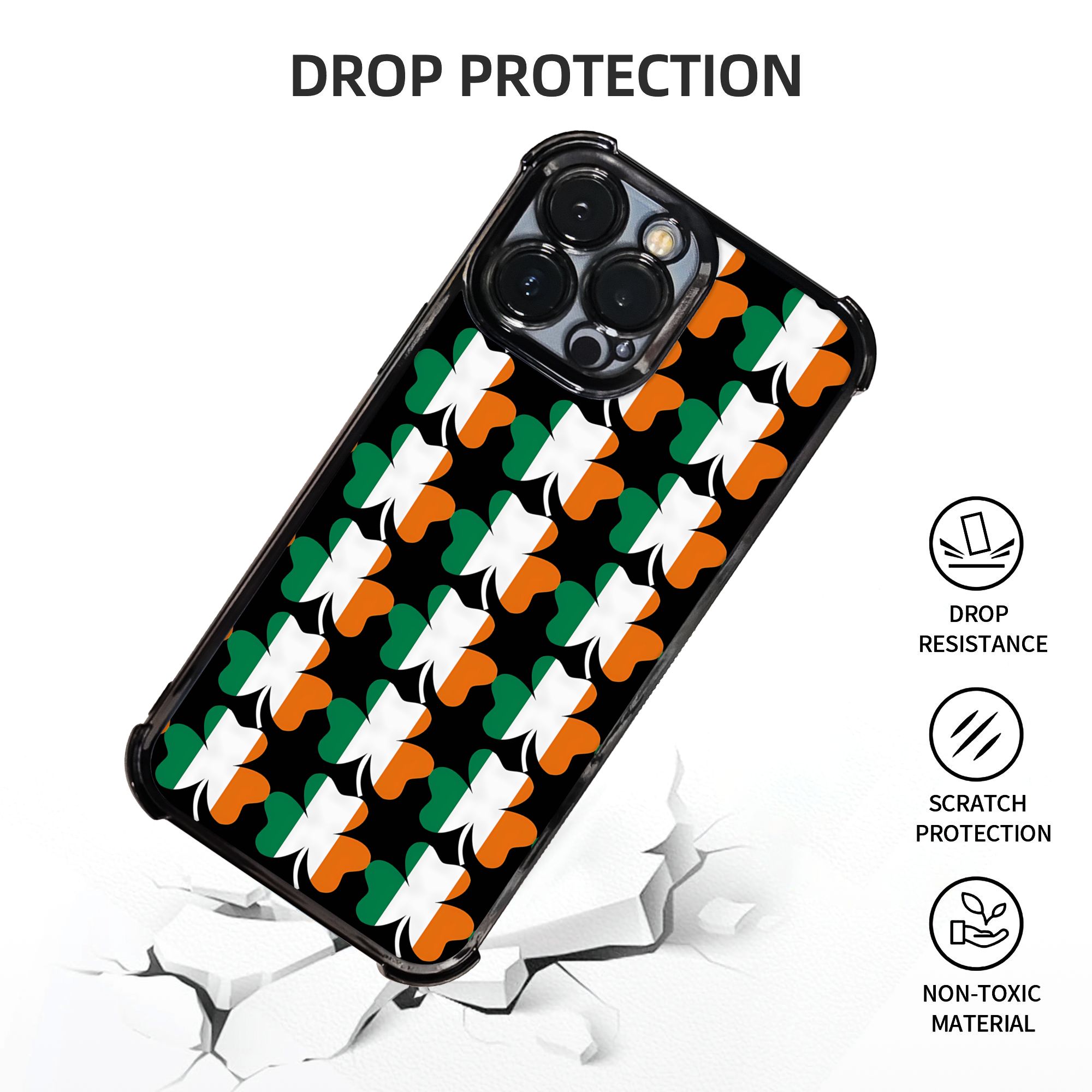 Irland-Flagge Kleeblatt Handyh – Phone Cases Ireland Bewertung und Preis