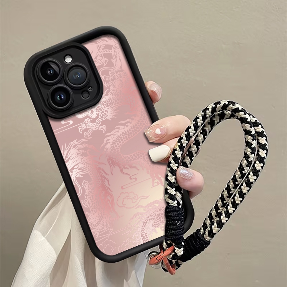 Hellweiße Drachenmuster-Riemen – Phone Cases With Straps Bewertung und Preis
