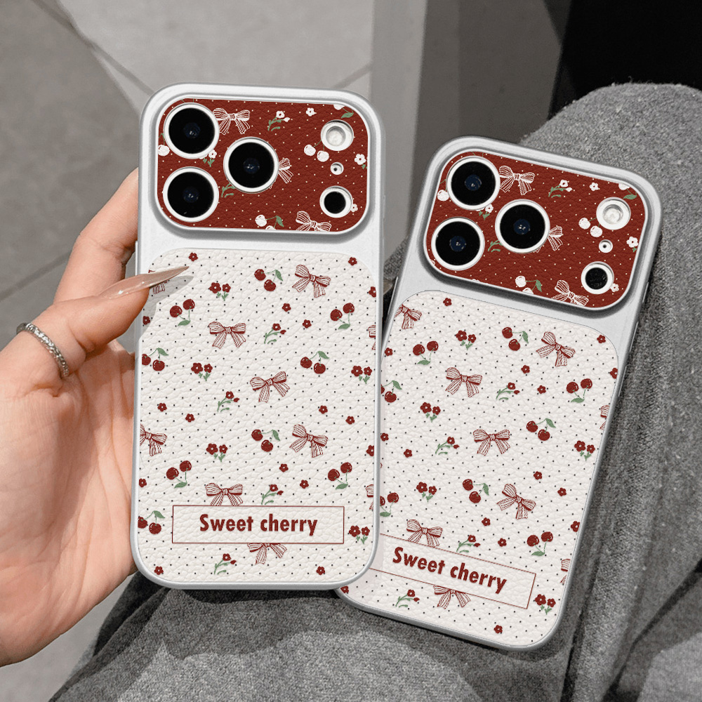 Süße Kirschblüten-Leder-Handyh – Phone Cases Cherry Bewertung und Preis