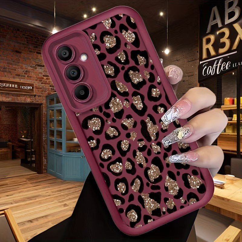 Glitzernde Leopardenmuster-Sil – Phone Cases Leopard Print Bewertung und Preis