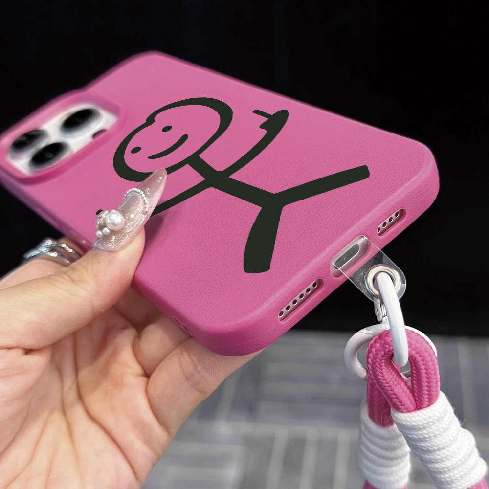 Mittelfinger-Stickman-Handyhal – Phone Cases With Straps Bewertung und Preis