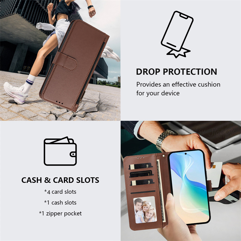 Flip-Handyhülle aus PU-Leder f – Phone Cases With Wallet On Back Bewertung und Preis
