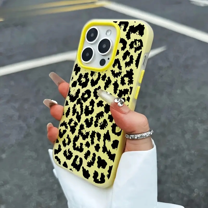Gepunktete schwarze Leopardenm – Phone Cases Leopard Print Bewertung und Preis