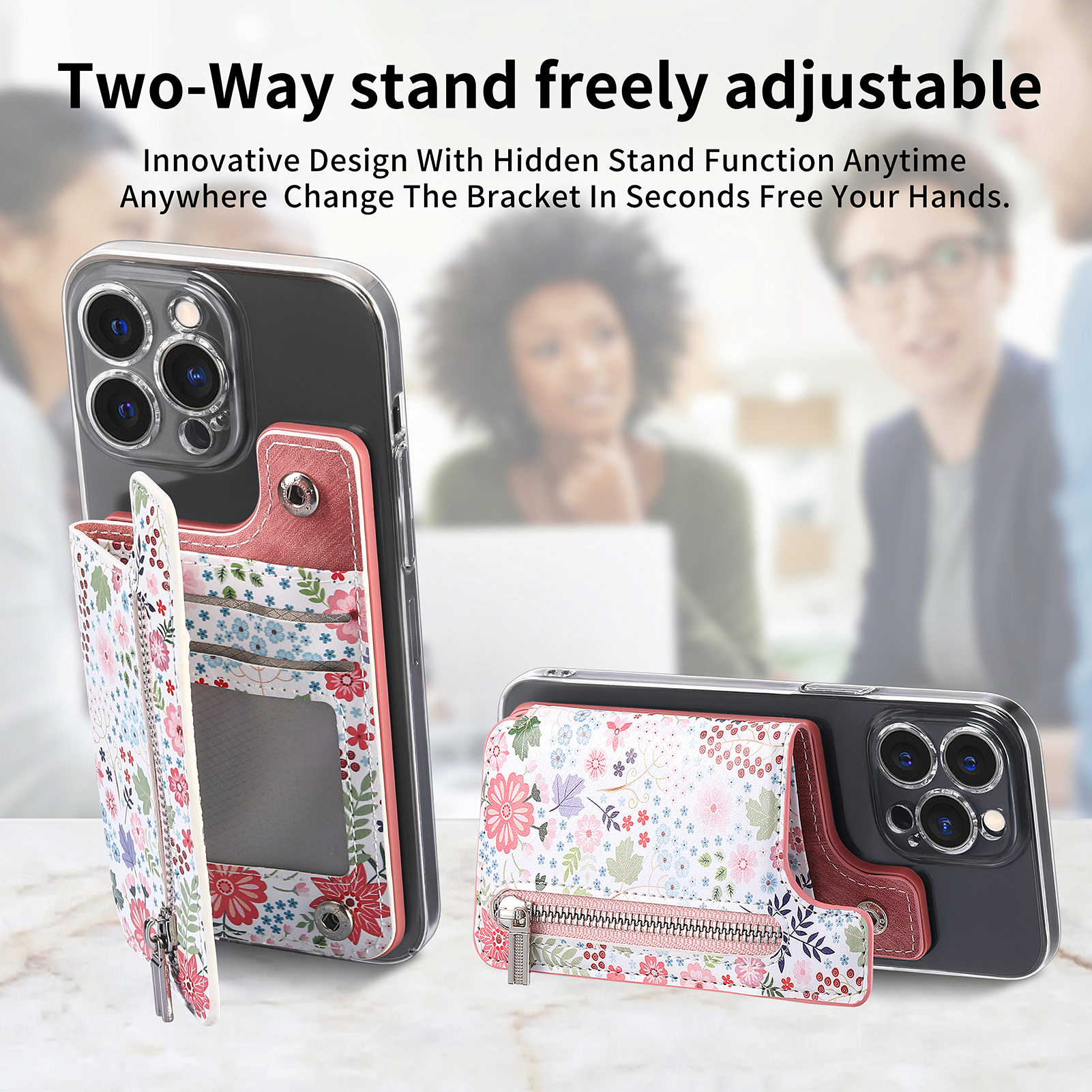 1Pc Blume Gemalt Telefon Fall  – Phone Cases With Wallet On Back Bewertung und Preis