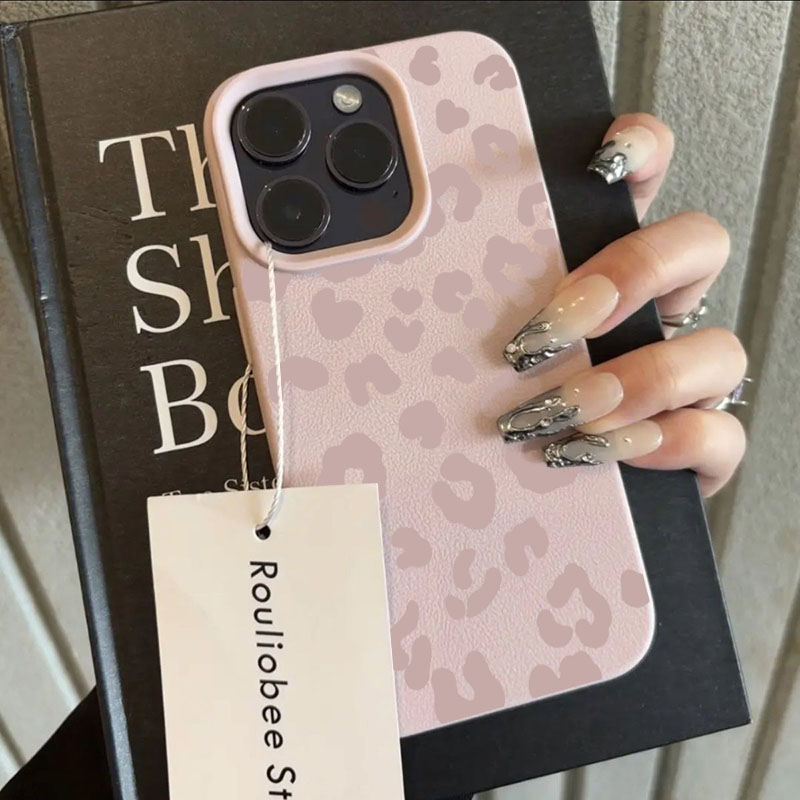 Rosa Leopardenmuster Lichee Mu – Phone Cases Leopard Print Bewertung und Preis