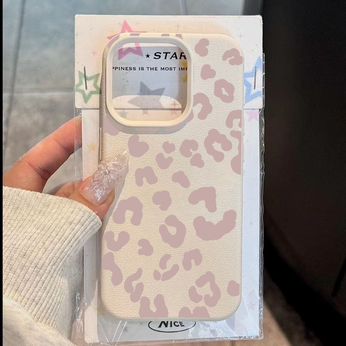 Rosa Leopardenmuster Lichee Mu – Phone Cases Leopard Print Bewertung und Preis