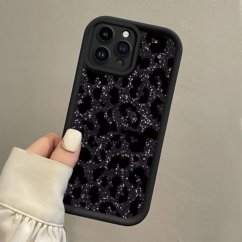 Schwarze Leopardenmuster-Handy – Phone Cases With Straps Bewertung und Preis