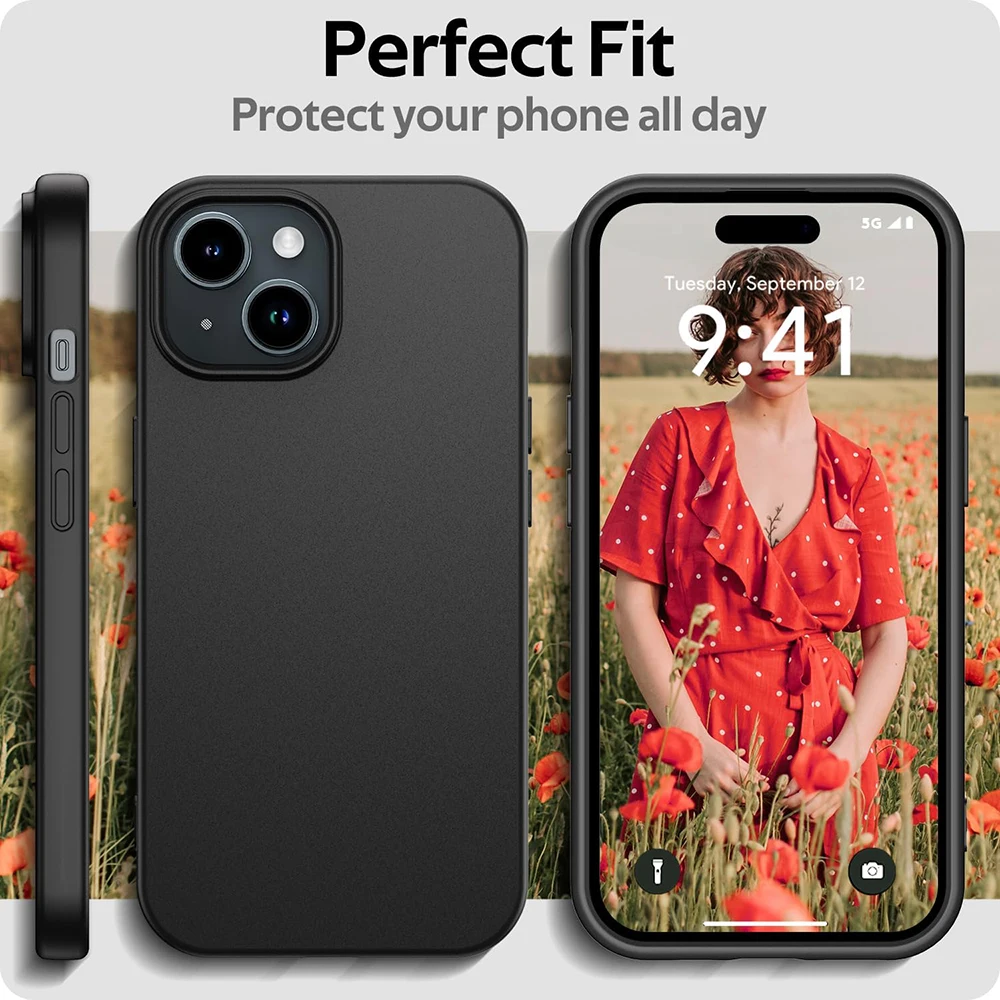Luxuriöse matte Silikon-Softhü – Phone Cases Classy Bewertung und Preis