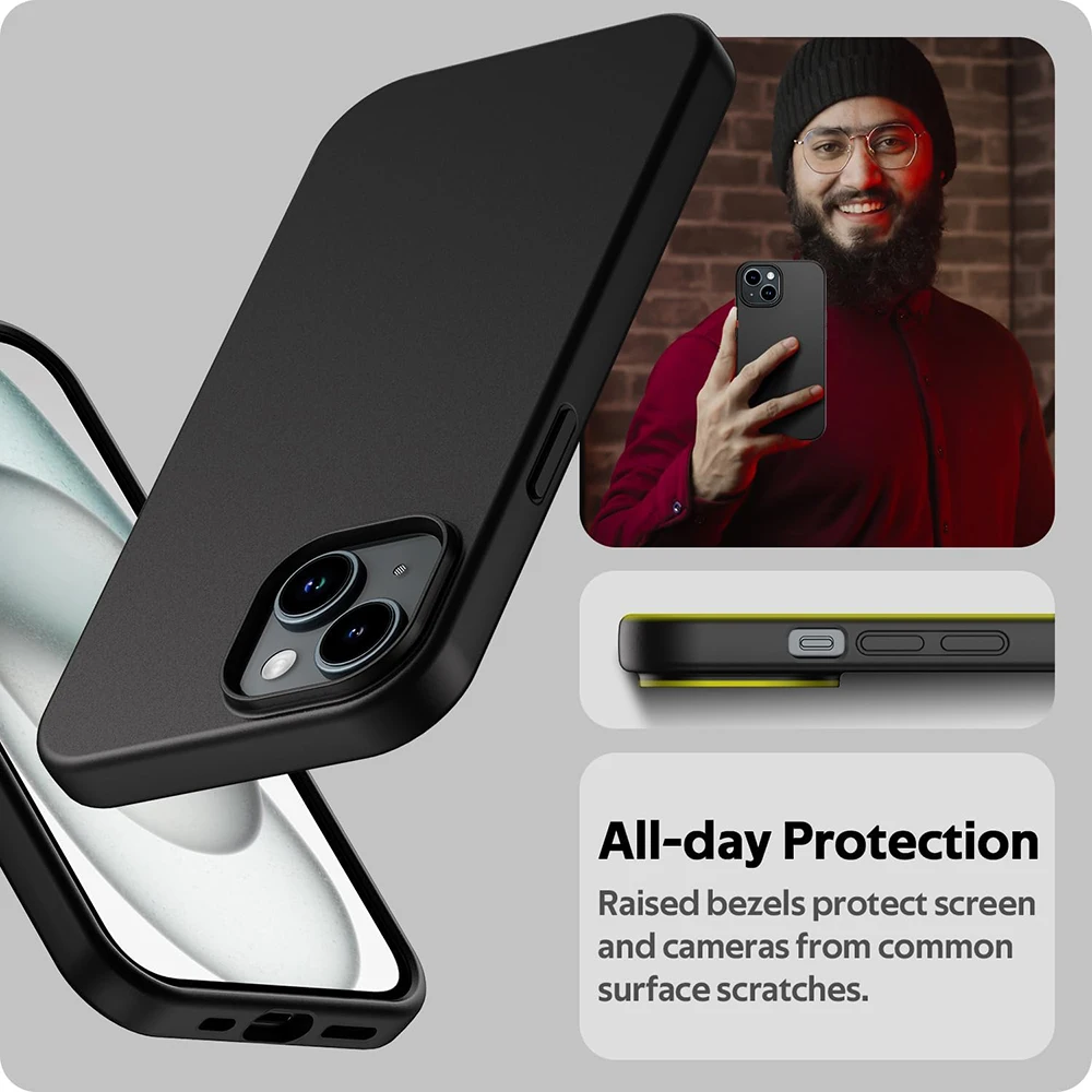 Luxuriöse matte Silikon-Softhü – Phone Cases Classy Bewertung und Preis